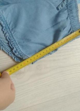 Шорти коттон легкий джинс 3