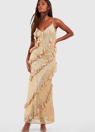 Шикарное платье от boohoo 🌟💛