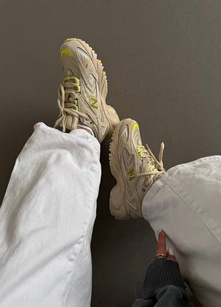 New balance 725 beige / yellow premium3 фото