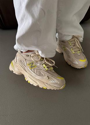 New balance 725 beige / yellow premium2 фото