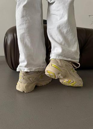 New balance 725 beige / yellow premium6 фото