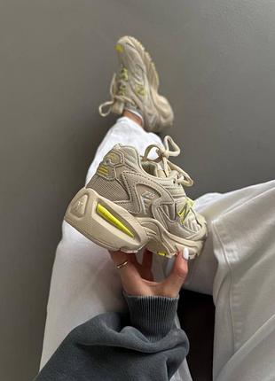 New balance 725 beige / yellow premium9 фото