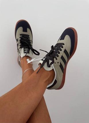 Adidas samba putty grey premium7 фото