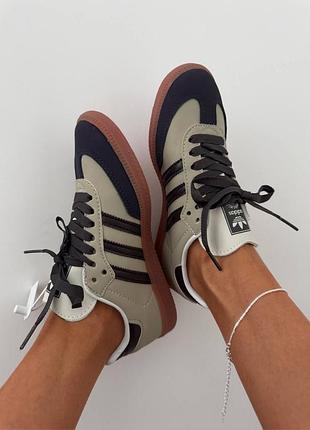 Adidas samba putty grey premium3 фото