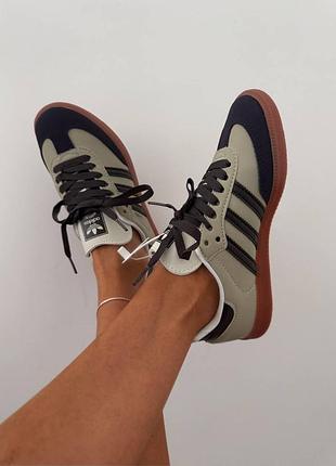 Adidas samba putty grey premium4 фото