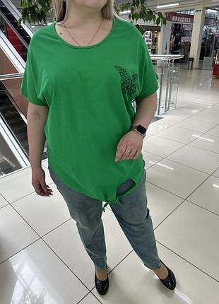 Жіноча зелена футболка турція munna