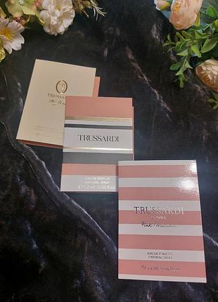 3шт. пробники trussardi eau de parfum парфюмированная вода женская 3шт