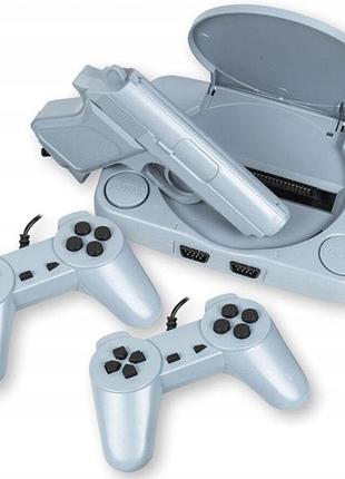 Игровая консоль lh-999 с джойстиками и пистолетом 999 самых популярных 8-битных игр