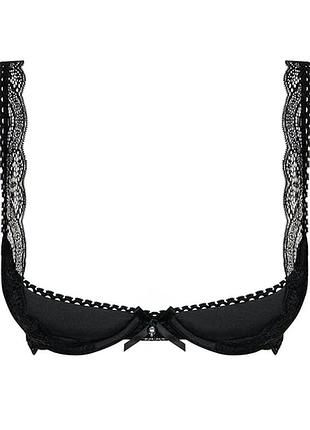 Открытый черный бюстгальтер obsessive