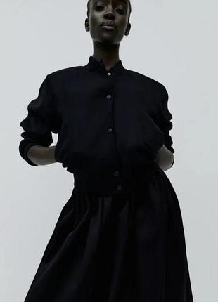 Бомбер льняной ветровка