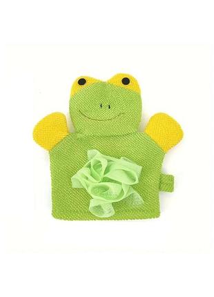 Мочалка рукавичка жаба