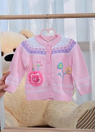 Новые детские кофточки хлопок, тепленьки,вик 2-5 лет