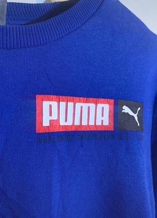 Світшот синій бавовна puma оригінал 4