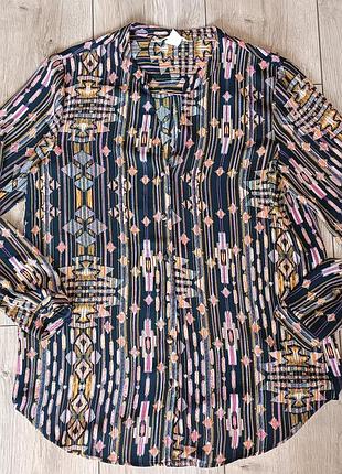 Шифонова блуза h&m р.38