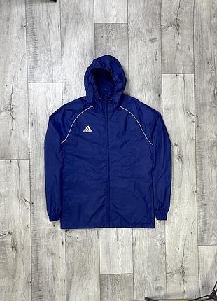Adidas ветровка дождевик 2xl размер синяя оригинал