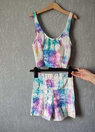 Велюровий костюм bershka