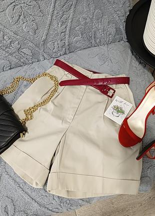 Крутые стильные шорты с подкатом р.34/36