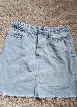 Джинсовая юбочка размер м