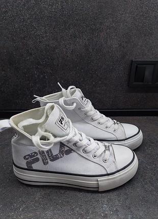 Fila высокие кеды 36 размер
