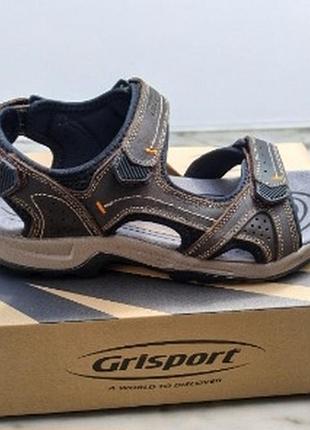Чоловічі шкіряні сандалі гріспорт (grisport)