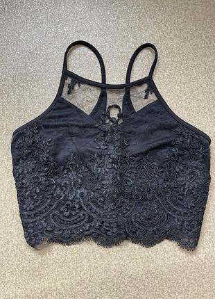 Топ, кружевний на брительках