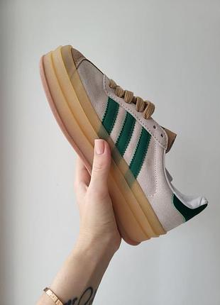Женские кеды adidas gazelle platform адидас газели на платформе