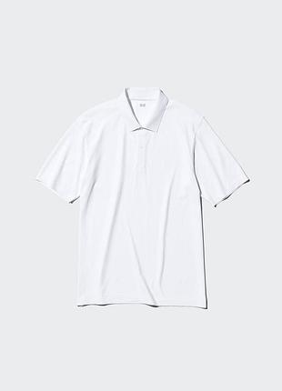 Футболка-поло uniqlo с технологией dry-ex