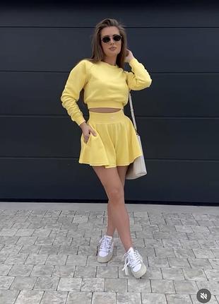 Костюм с шортами asty brand,топ шорты,спортивный костюм шорты