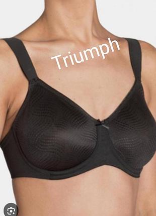 Черный бюстгальтер triumph ,85 f , минимайзер