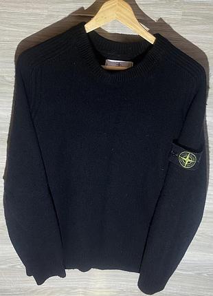 Шерстяной свитер stone island2 фото