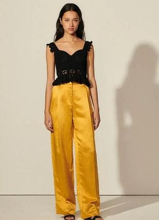 Широкие брюки из вискозы sandro