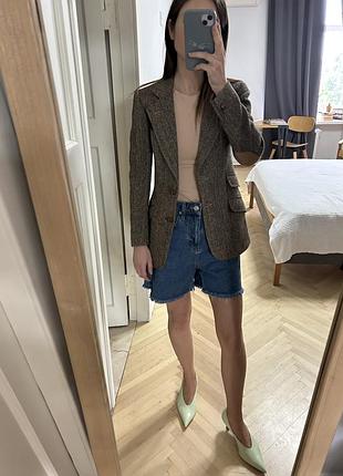 Вінтажний піджак з harris tweed xs
