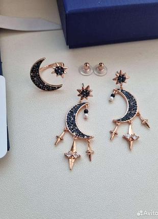 Каблочка и серьги swarovski simbolic