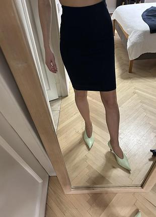 Класична спідниця-олівець zara | xs–s