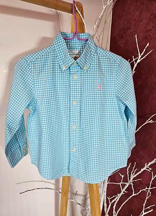 Рубашка для девочки в полоску 2 года от ralph lauren