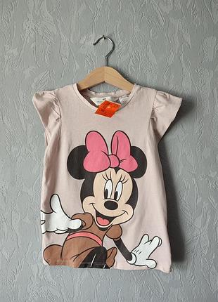 Новая футболка h&m disney minnie mouse 134-140р