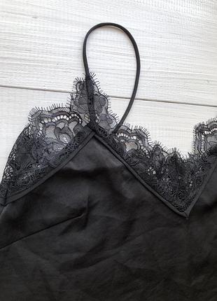 Майка с кружевом