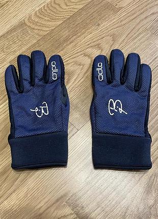 Перчатки odlo лыжные профессиональные nike варежки для биатлона спортивные зимние рукавиці adidas