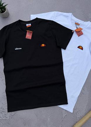 Футболка ellesse чорна / біла чоловіча