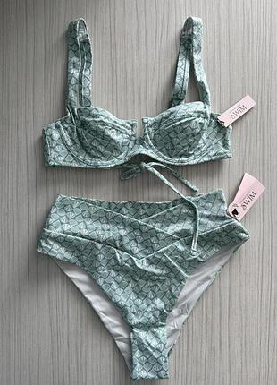 Купальник victoria’s secret swim топ 34b, плавки s. вікторія сікрет