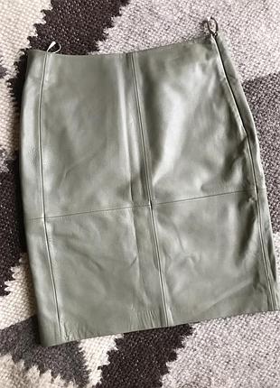 Спідниця з натуральної  шкіри 2nd day cos zara h&m massimo dutti