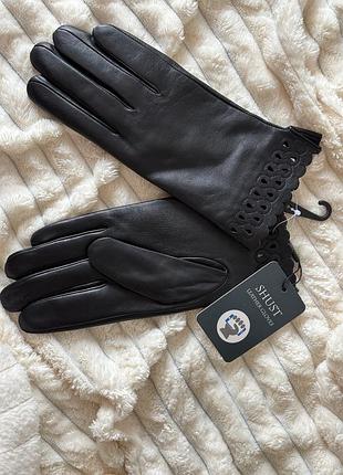 Шкіряні сенсорні рукавички