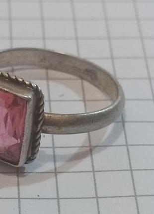 Кольцо  ссср серебро 875 пробы .