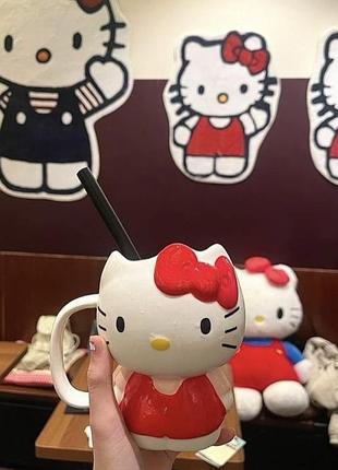 Чашка керамічна hello kitty3 фото