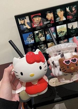 Чашка керамічна hello kitty7 фото