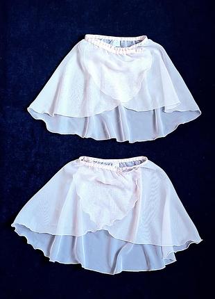 Юбка starlite детская балетная cпортивная розовая для танцев размеры 20" и 22"