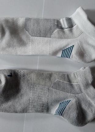 2 пары! набор! носки спортивные primark размер 43/46 усиленная стопа