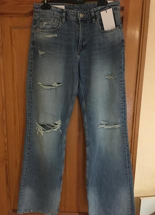 Джинсы zara 40 розмір. середня посадка