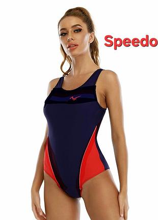 Спортивный купальник для бассейна плавания без чашек speedo размер s/m
