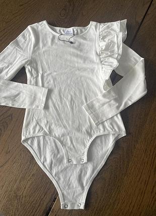 Боди с оборкой zara размер 11-12 лет 152 см